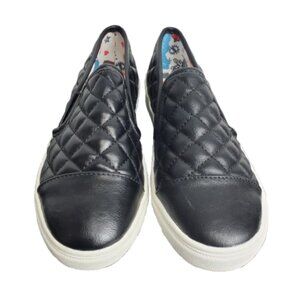 Steve Madden kid girls black slip on shoes size 3